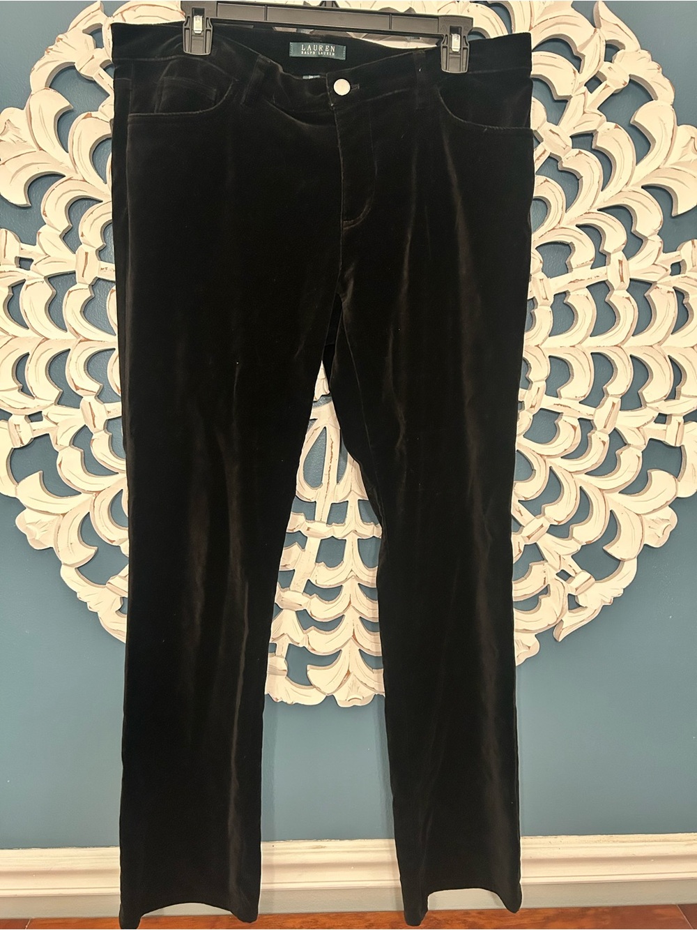 Lauren Ralph Lauren Women’s  Black Velvet Pants